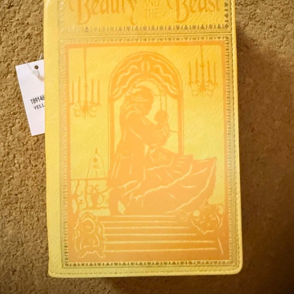 Beauty and the Beast Yellow Clutch Bag